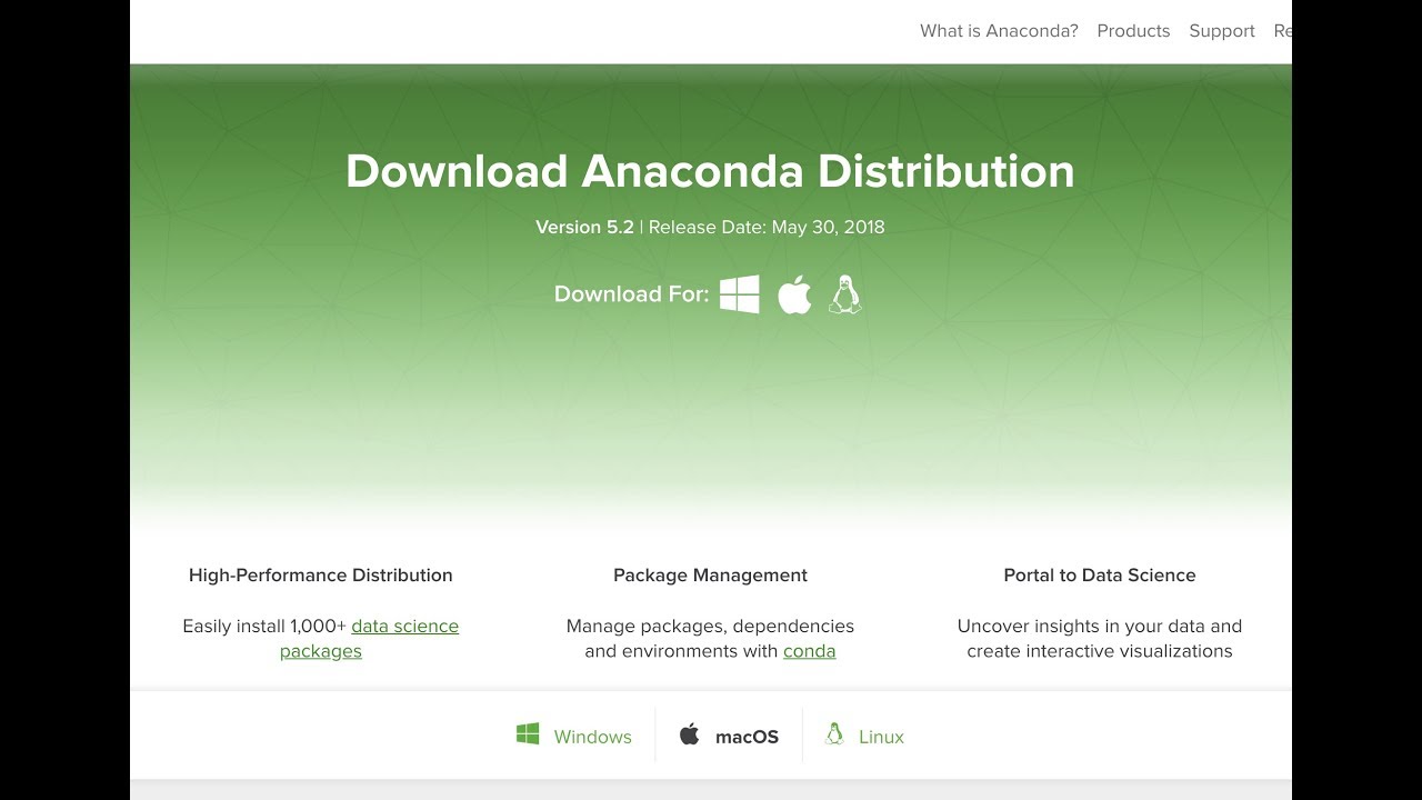 Download anaconda windows 10